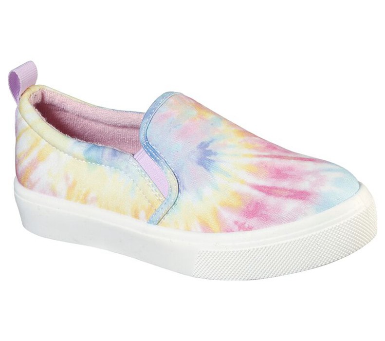 Skechers Poppy - Hippie Hype - Girls Sneakers White/Multicolor [AU-FQ2476]